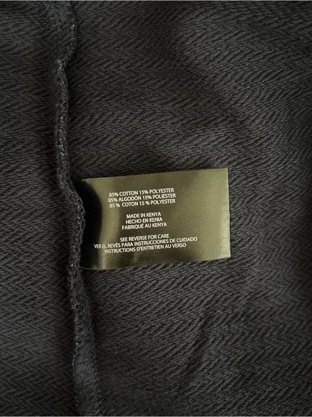 Orvis Navy Heather Long Sleeve Crewneck Shirt - Picture 6 of 6